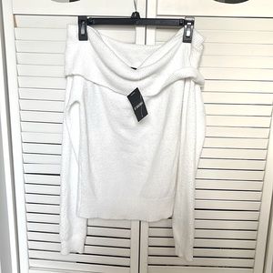 Off the shoulder sweater